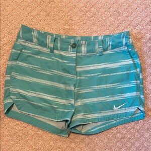 Nike Blue and White Athletic Shorts Lightweight Performance